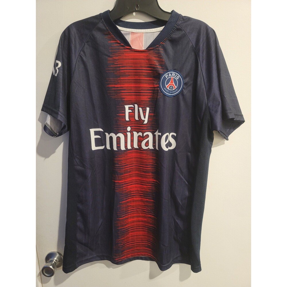 Fly Emirates Jersey Mens L Paris Saint Germain Soccer